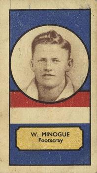 1932 Clarke-Ellis Confectionary VFL Footballers #NNO Walter Minogue Front